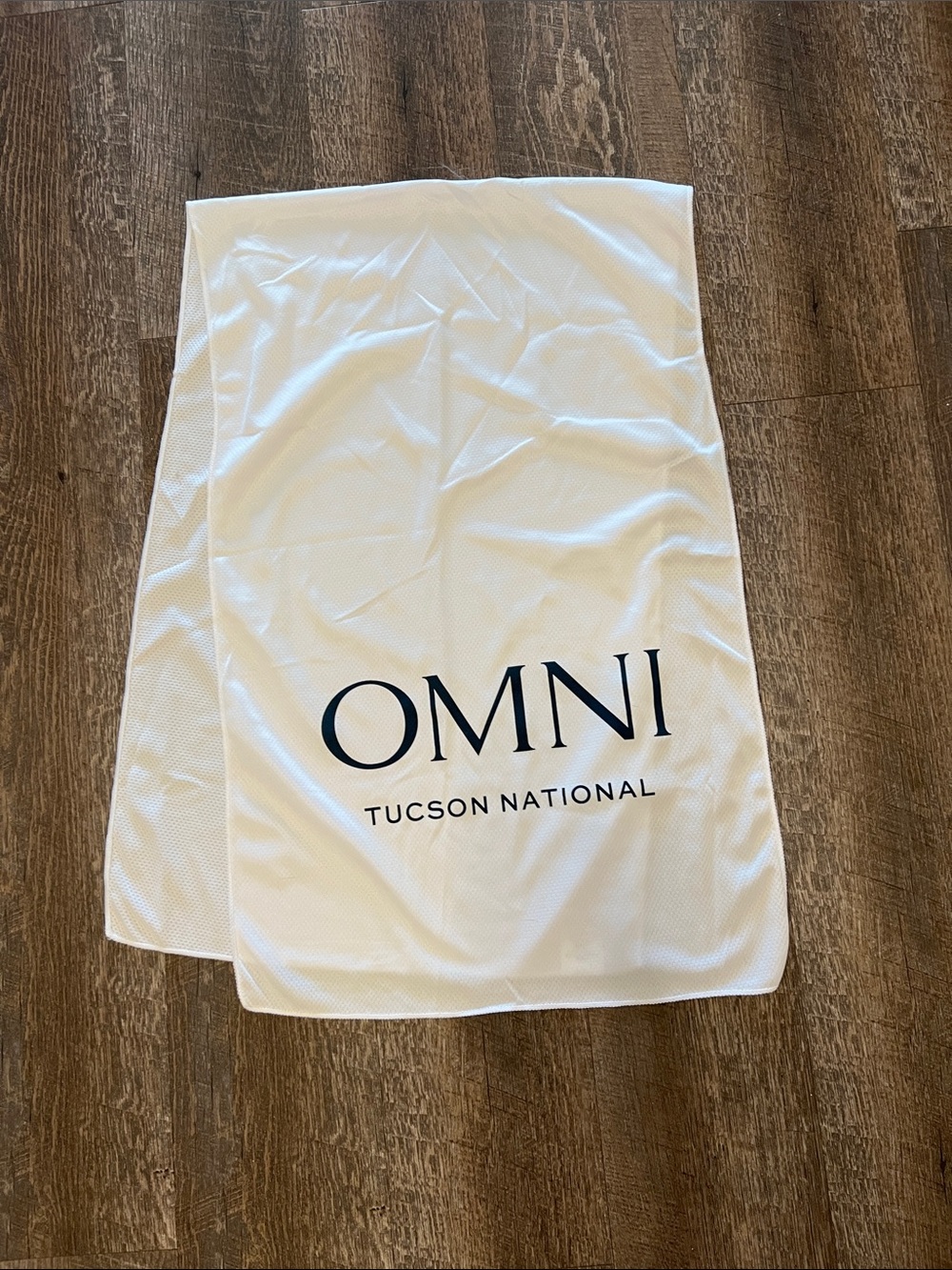 OMNI Tucson National White Logo Golf Towel